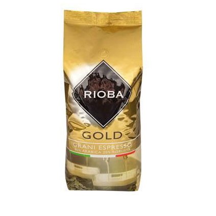 RIOBA Gold 80% Arabica káva zrno 3 kg