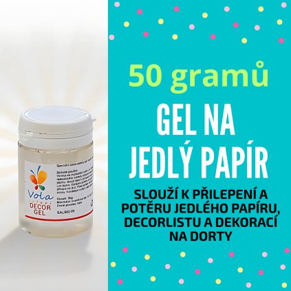 Gel na jedlý papír 50g