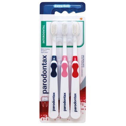 parodontax Interdental Extra soft zubní kartáček 3 ks triopack
