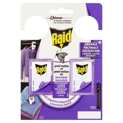 Raid Proti molům s vůní levandule 2 ks