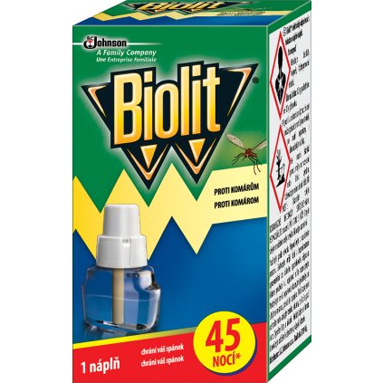 Biolit Proti komárům Tekutá náhradní náplň 45 nocí 1 ks