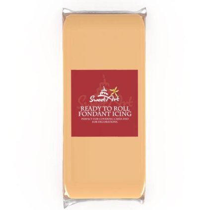 384368 sweetart potahovaci a modelovaci hmota vanilkova peach 1 kg