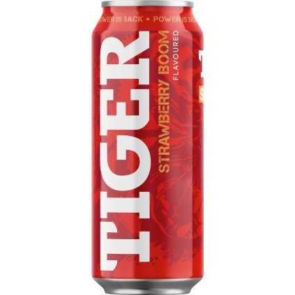 TIGER Energy jahoda 12 x 500 ml plech