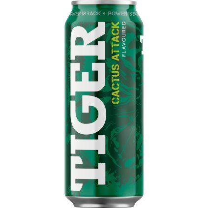 TIGER Energy Kaktus 12 x 500 ml plech