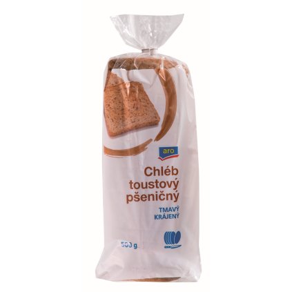 aro Chléb toastový tmavý 500 g