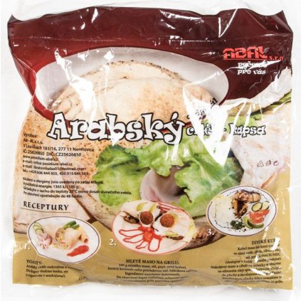 Chléb arabský světlý 10 x 50 g