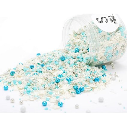 354941 cukrove zdobeni 90g snehove vlocky super streusel