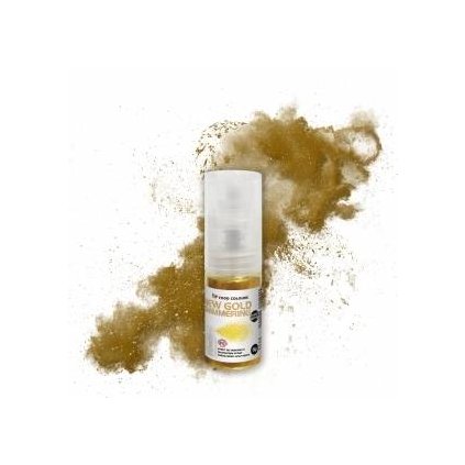 346805 food colours trpytky v rozprasovaci new gold shimmering 5 g