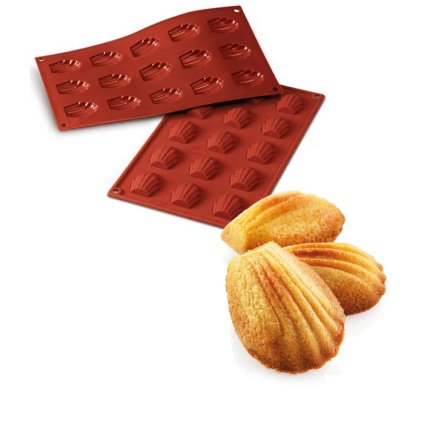 173813 forma silikonova 24ks mini madeleine 4 4x3 4cm v 1cm