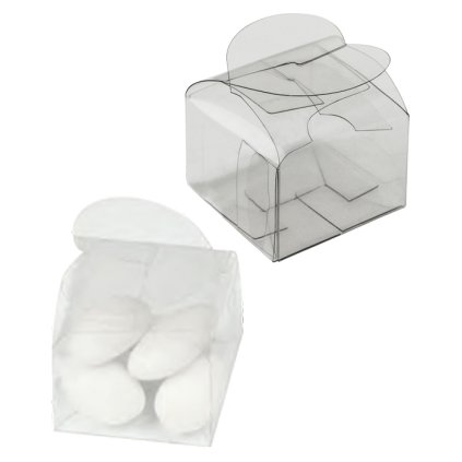 6233 krabicka plast na pralinku mandle 38x38 v 26 mm srdce 1 ks krabicka