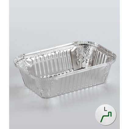 7478 miska alu hranata typ l 925ml 185x120 v 51mm 100 ks bal