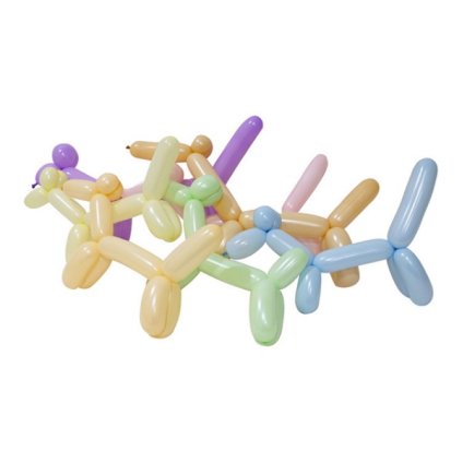 0028922 modelovaci balonky klasik makronkovy mix barev 100 ks 600