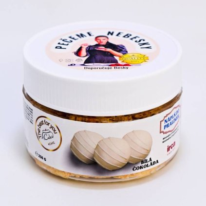376457 napln do pralinek a dortu irca pralin delicrisp bila cokolada 250 g cukrarska