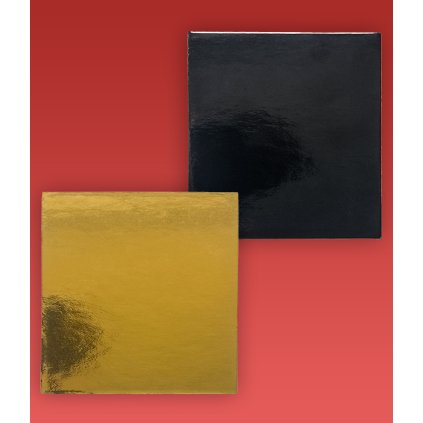 6920 podlozka minidezert 2400 10x10cm zlato cerna 100 ks bal