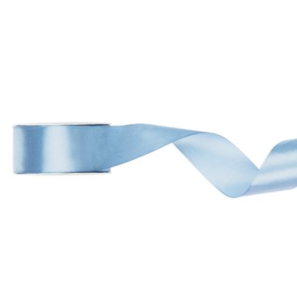 0029439 satenova stuha svetle mlhave modra 25 mm x 25 m 600