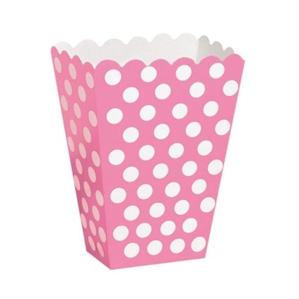0031952 tmave ruzove krabicky na popcorn s puntiky 8 ks 600