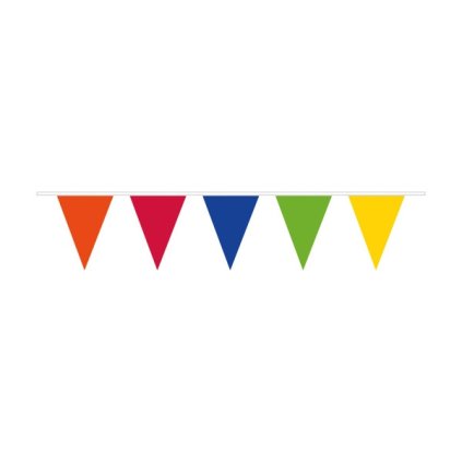 0023106 vlajeckova girlanda plastic pestrobarevna 10 m 600