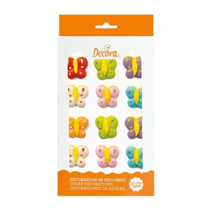 274995 cukrove zdobeni 12ks motylci decora