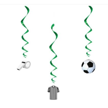 0032176 zavesne spiraly 3d fotbal 3 ks 600