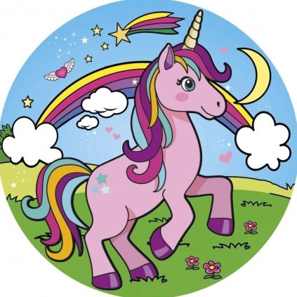 Jedlý papír  JEDNOROŽEC - UNICORN