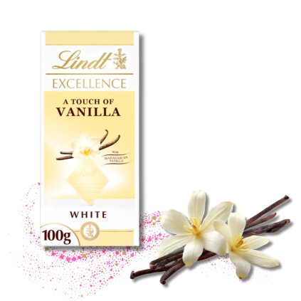 Lindt Excellence Čokoláda white vanilla 100 g