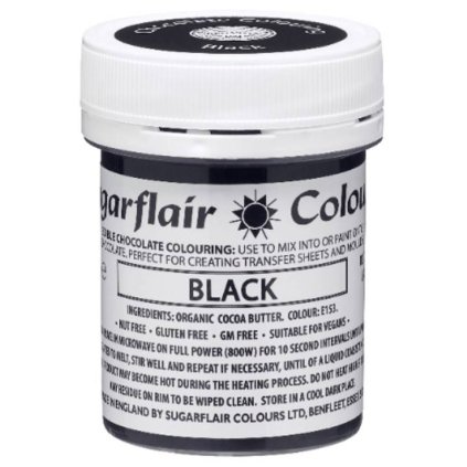 170471 1 barva do cokolady black 35g sugarflair