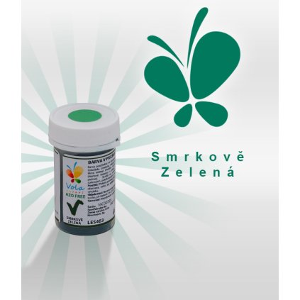 3902 barva v prasku do tuku do cokolad af smrkove zelena 3 g doza