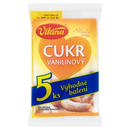 370274 vitana cukr vanilinovy 5 x 20 g