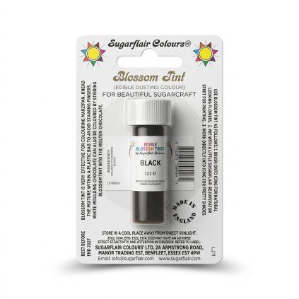 Jedlá prachová barva, černá black 7ml