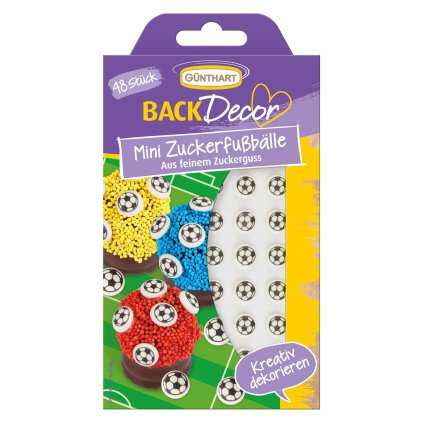 200966 cukrova dekorace fotbal 48ks gunthart