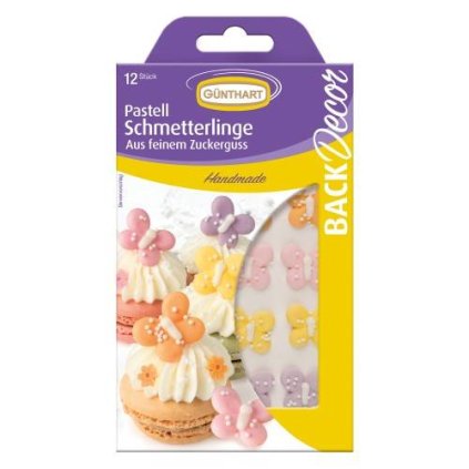 119423 1 cukrova dekorace na zdobeni motylci 12ks gunthart