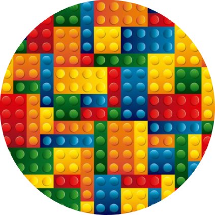 Jedlý papír  LEGO BLOCKS