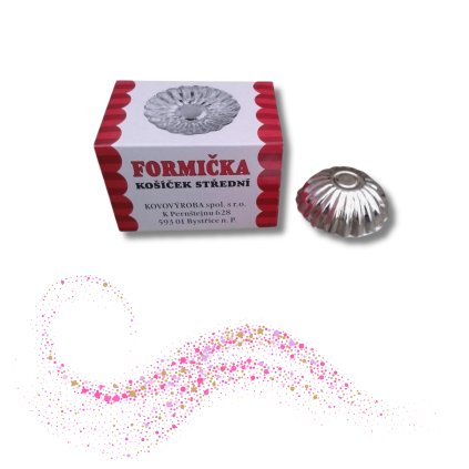 České formičky na cukroví - čoko košíčky - střední 4,5 cm - 20 ks