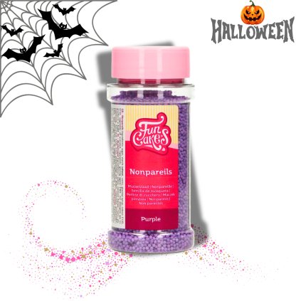 Fialový máček - sladké mini perličky, matné 80g