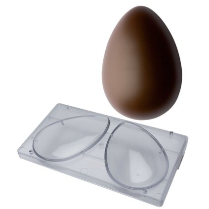 470657 forma na vejce 240g hladke 2 tvary forma