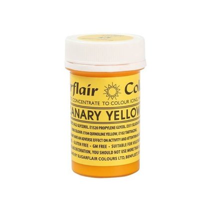 104558 gelova barva canary yellow 25g sugarflair