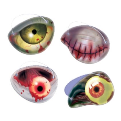 0033724 papirove ocni pasky zombie 12 ks 65 x 45 cm 600