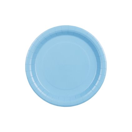 0034197 papirove talire svetle modre 23 cm 6 ks 600