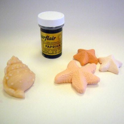 17866 1 gelova barva sugarflair 25 g paprika flesh