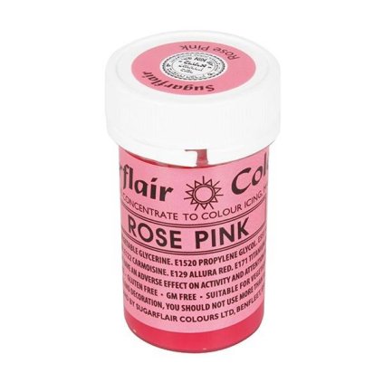 105689 gelova barva sugarflair 25 g rose pink a147 dortis