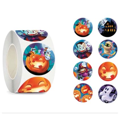 0033453 samolepky halloween role 200 ks 600