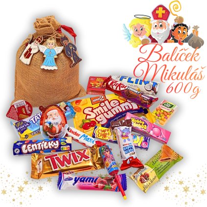 Mikulášský balíček v pytli 600g