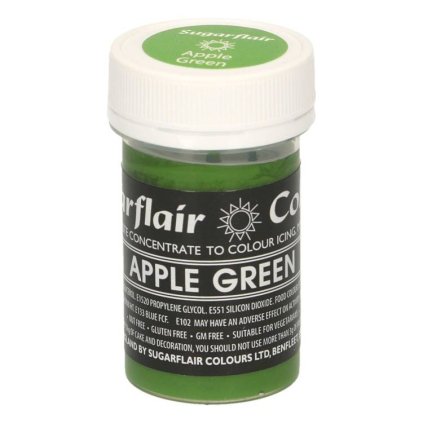 98612 1 gelova barva apple green pastelova 25g sugarflair