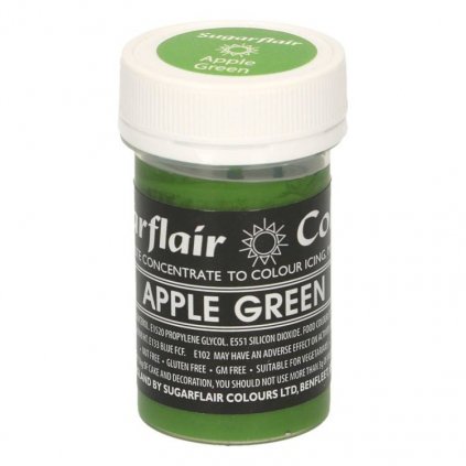 98612 1 pastelova gelova barva sugarflair 25 g apple green d 3315