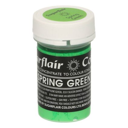 20038 1 gelova barva spring green pastelova 25 g sugarflair