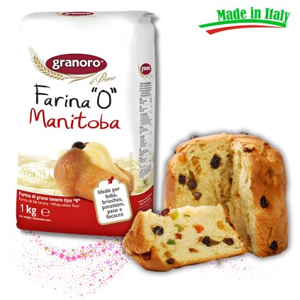 Mouka Granoro MANITOBA 1kg Farina "0" nejen pro Panettone