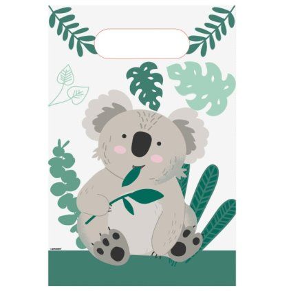 531455 papirove party tasky koala 8 ks