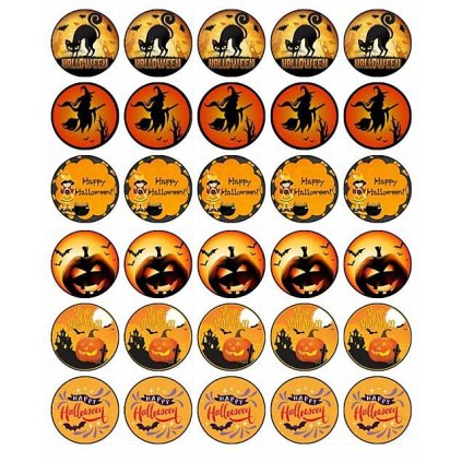 Jedlý papír HALLOWEEN  máme jako jedlý papír i fondán