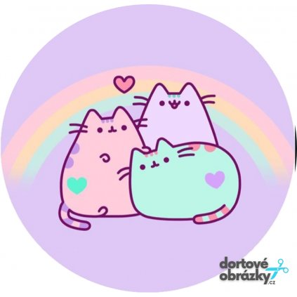 Jedlý papír  PUSHEEN  máme jako jedlý papír i fondán