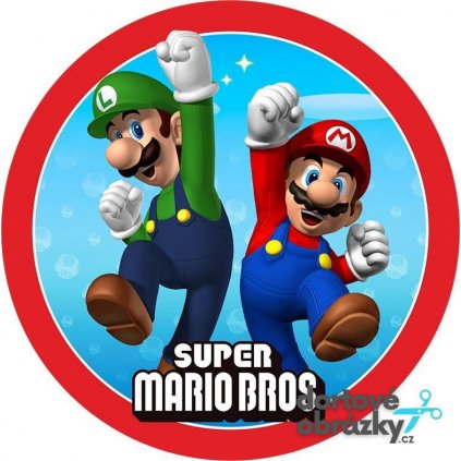 Jedlý papír  SUPER MARIO  tisk na jedlý papír | expresní dodání